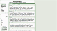Desktop Screenshot of metamorphose.org